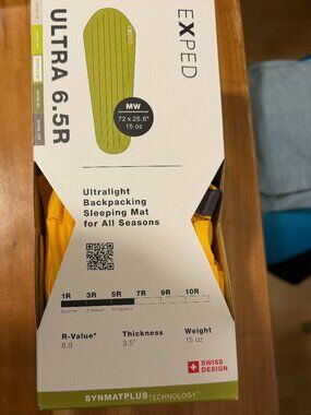 Exped Ultra 6.5R Mummy Sleeping Pad NWT (New 2026 Model)
